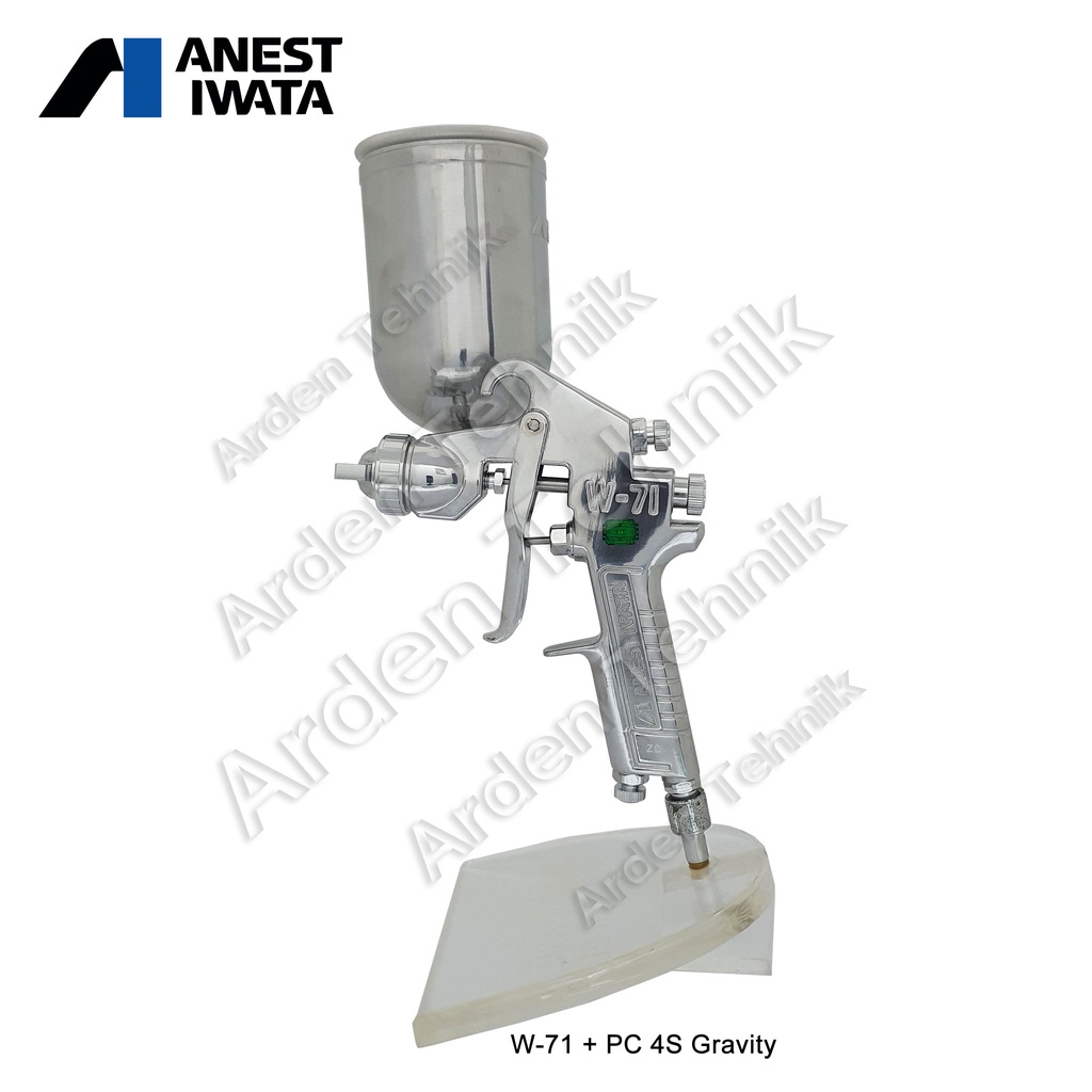 Spray Gun Gravity Anest Iwata - W-71 + PC-4S