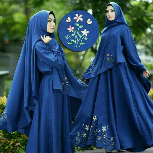 GAMIS VANESA PREMIUM BIRU