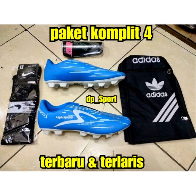 paket komplit 4 sepatu bola specs lightspeed sepatu bola sepatu specs lightspeed