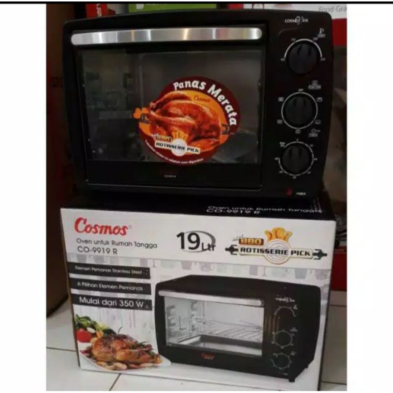Oven Listrik Cosmos 19liter/CO 9919 R