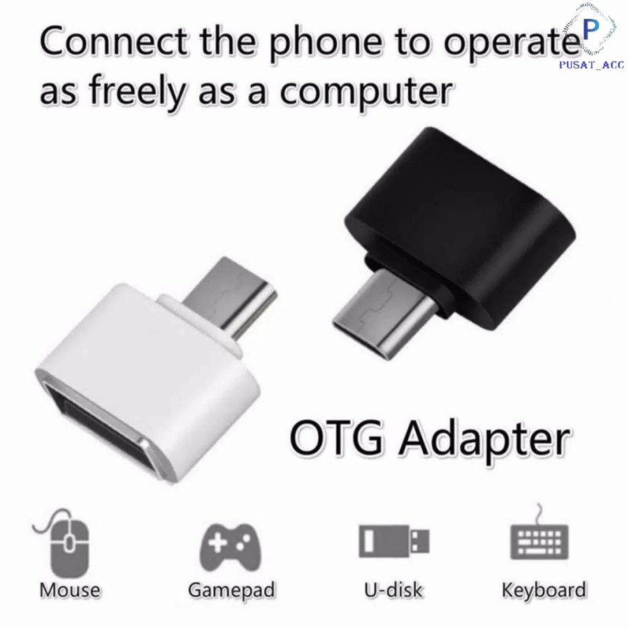 Konektor Konverter Mini OTG Tanpa Kabel Micro USB OTG Adapter Micro USB