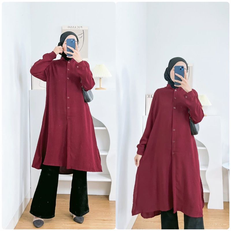 PROMO LAUDYA TUNIK/LONG TUNIK AIRFLOW JUMBO LD 100,110&amp;120