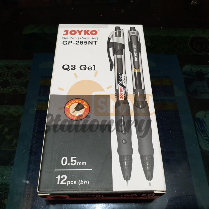 

Trendi Pulpen Gp 265Nt Q3 Gel Joyko 0.5 Hitam 1Pak Isi 12Pc Sale!!!