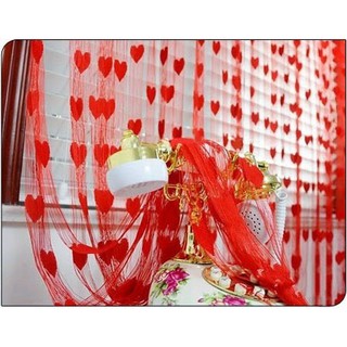  TIRAI  BENANG MODEL MOTIF LOVE BISA BUAT TIRAI PINTU KAMAR  