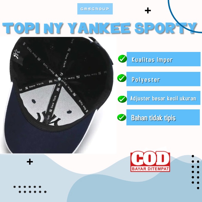 Topi Import NY Sporty Baseball Topi Golf Topi Pria Trendy