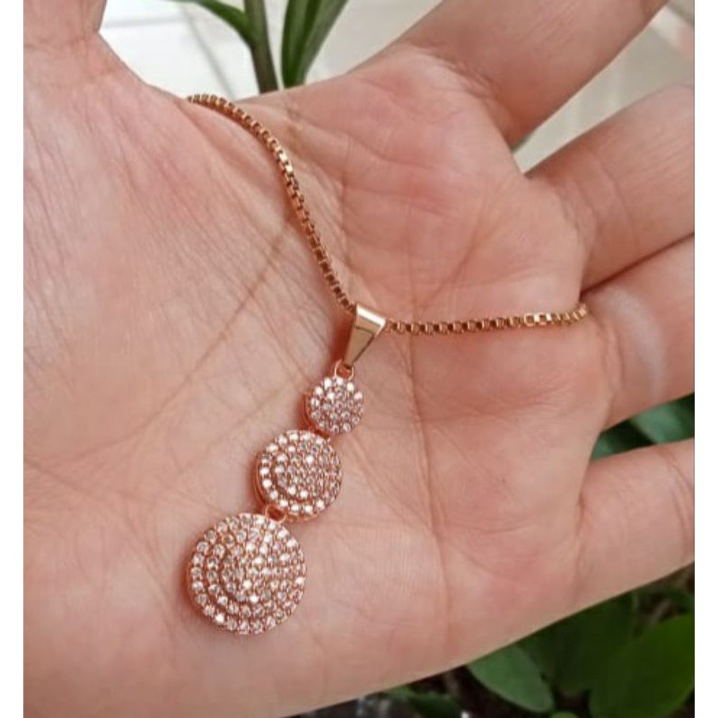 kalung titanium wanita korea terbaru