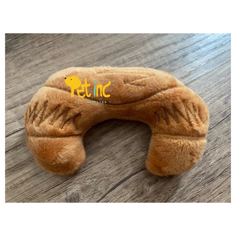 Paris Croissant squeaky toy