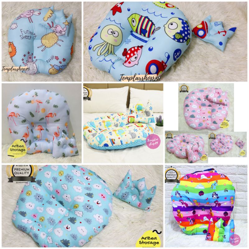 sofa bayi multifungsi baby launcer free bantal dan tas mika