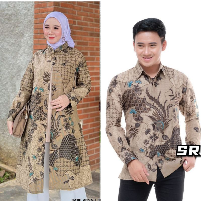 NEW TUNIK BATIK CARDY TERLARIS FESHION MUSLIMAH KEKINIAN