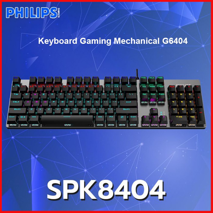Philips SPK8404 Keyboard Gaming Mechanical G6404