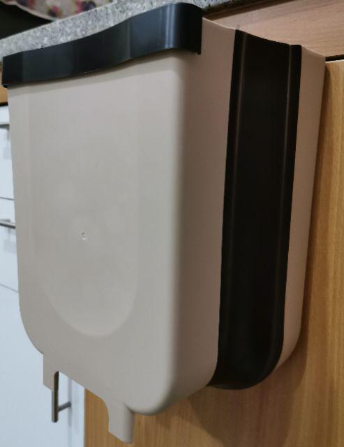 Tempat Sampah Gantung Lipat Portable Dapur Mobil Kamar Praktis Plastik Premium Murah
