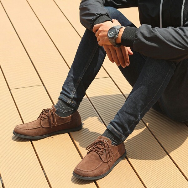 MAIKOR BROWN - Sepatu Vintage Klasik Kasual Santai Kuliah Kerja Pria/Cowok - Sneakers - Snikers Ori