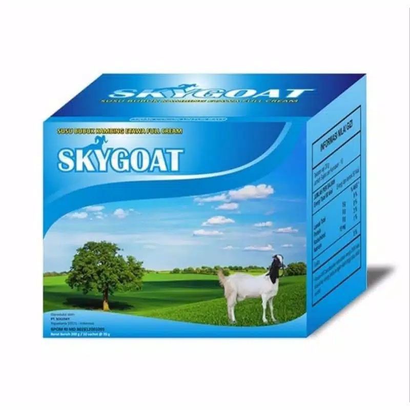 

Sky Goat Susu Kambing Etawa Bubuk Full Cream | SkyGoat Original Kemasan Box