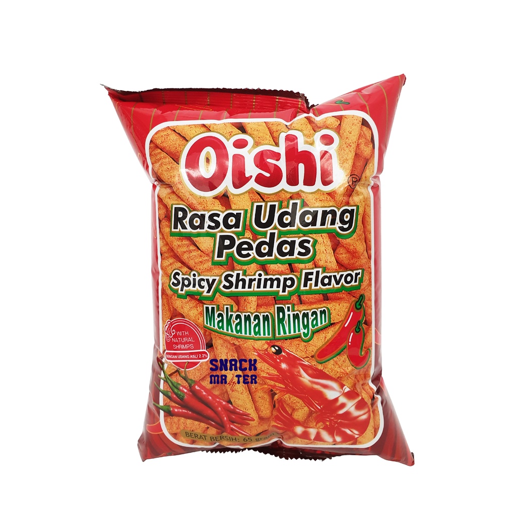 

Oishi Udang Pedas JUMBO - Netto 60 gr