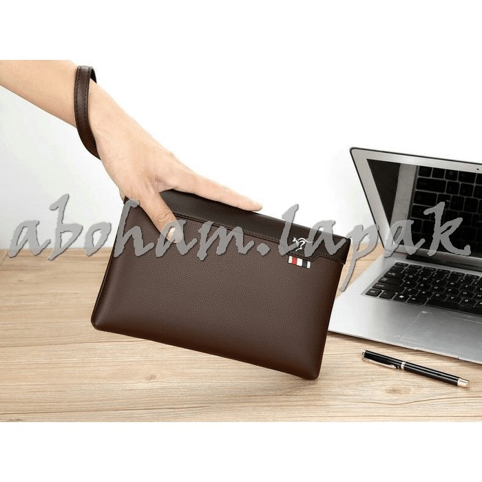 Bisa { Cod } Handbag Omnia Original Produk Import Tas Pria Tas Wa GA822 Handbag Clutch Kulit Murah