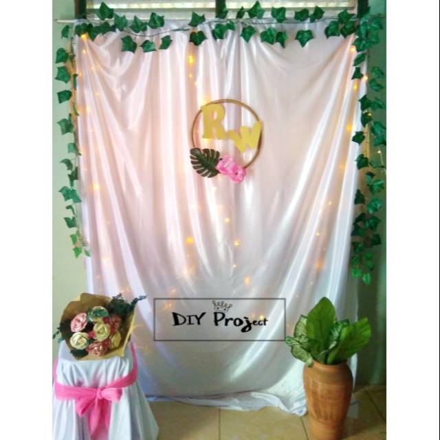 Paket dekorasi lamaran dan nikahan simpel, murah || backdrop sepaket lengkap