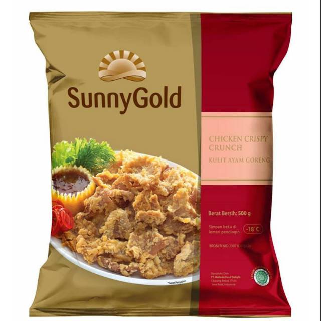 

Kulit Ayam Goreng Sunny Gold Crispy Crunch 500Gram