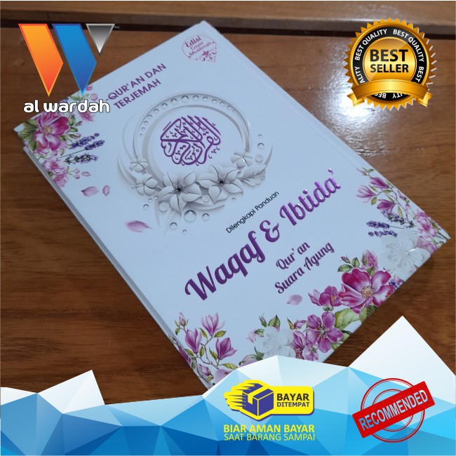 Barang Laris Al Quran dan Terjemah Waqaf & Ibtida muslimah A5 ( 14 X 21 Cm ) Suara Agung