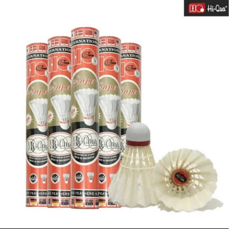 Shuttlecock Hi-Qua HQ super merah kok Hq
