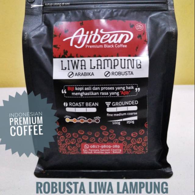 

Kopi Liwa Lampung Robusta AJIBEAN