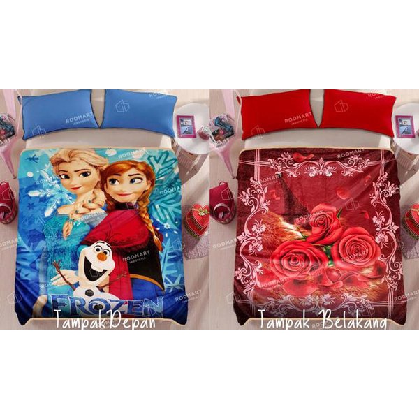 Selimut Bulu Lembut Tebal Kyoto - Ukuran 200x220