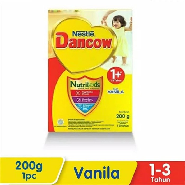 

Susu Formula Dancow Toddler Nutritods 1+ Vanilla 200gr Batita