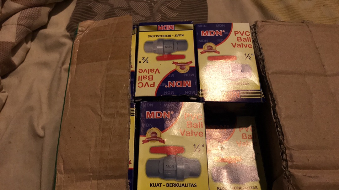 Ball Valve Pvc 1/2 Mdn