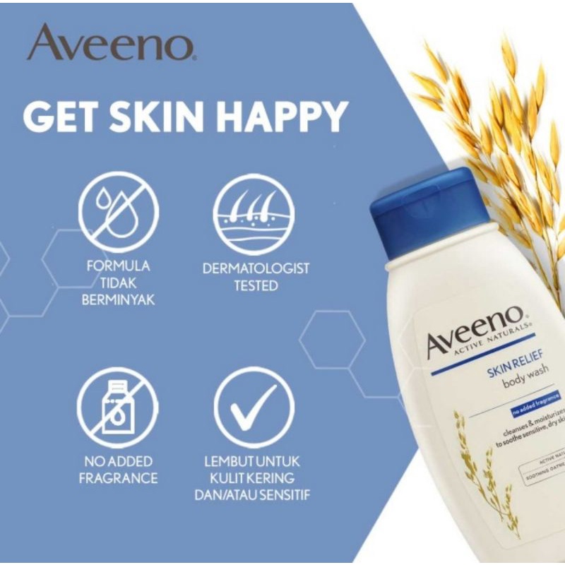 Aveeno Skin Relief Body Wash 354 ml - Sabun Mandi