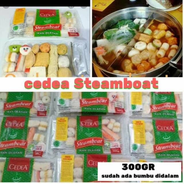 

Cedea Steamboat ikan olahan