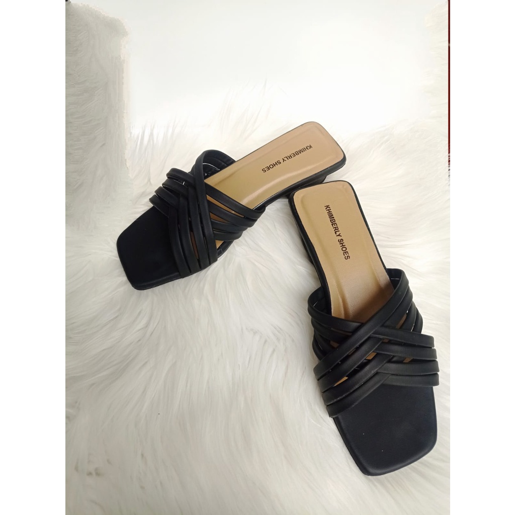 SANDAL WANITA HAK TAHU 3 CM HEELS AL 74