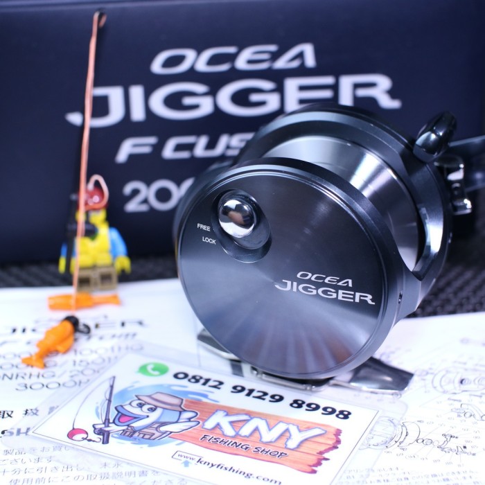 reel shimano ocea jigger f custom 2000 nrhg reel para dewa overhead 88 joran