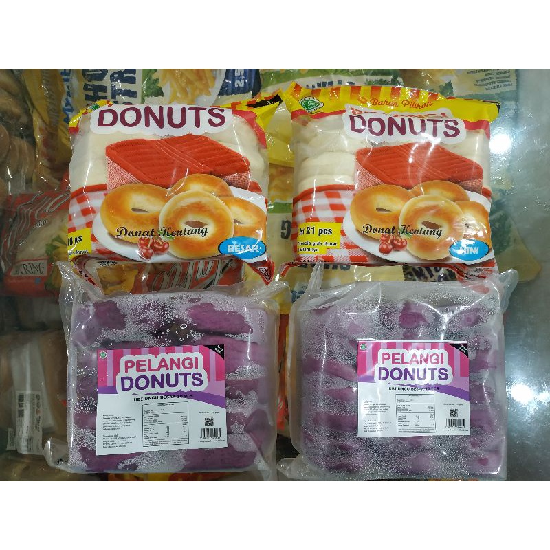 Donut Kentang Pelangi, Donut Ubi Pelangi