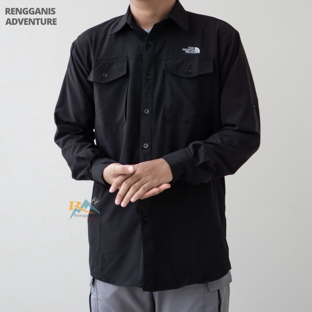 (PROMO DISKON) BAJU LAPANGAN KEMEJA LENGAN PANJANG KEMEJA OUTDOOR LOKAL GUNUNG FORMAL