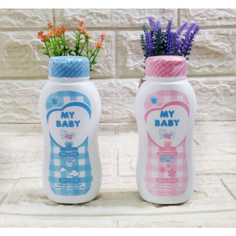 My Baby Powder Bedak Bayi Kemasan 50 Gram (KECIL)