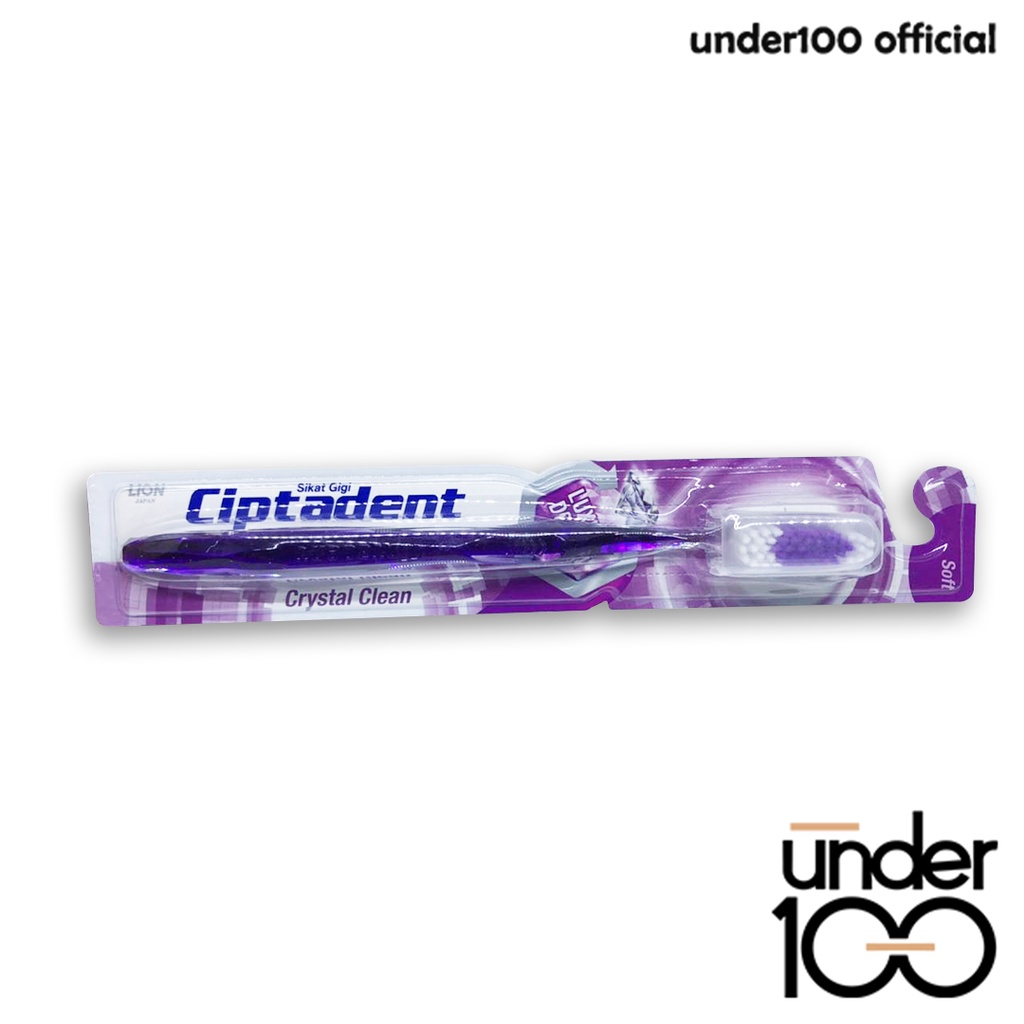 ❤ UNDER100 ❤ Ciptadent Sikat Gigi Toothbrush Crystal Clean Soft | Extra Clean Soft | Perfect Care Soft | KEMENKES RI