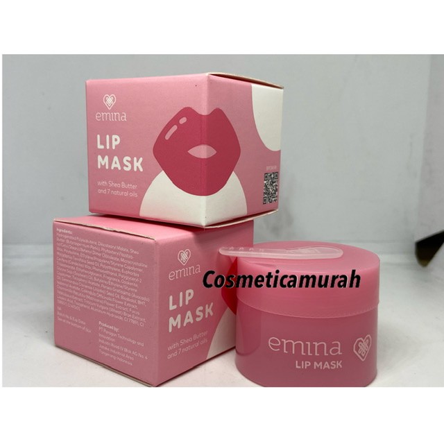 Emina lip mask pink // emina masker bibir