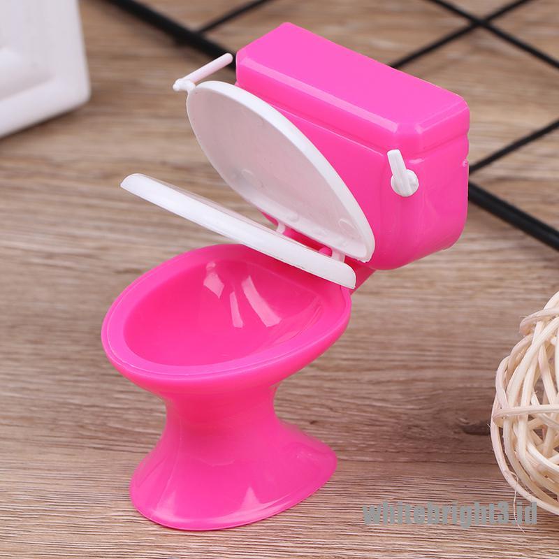 (white3) Miniatur Toilet Kamar Mandi Untuk Rumah Boneka