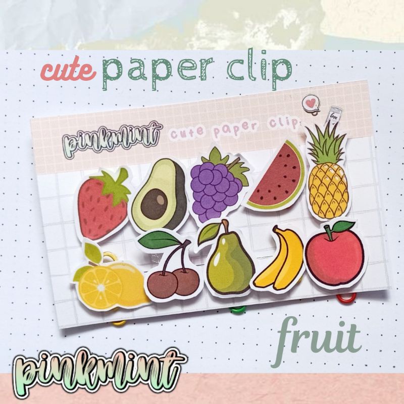 

PAPER CLIP LUCU FRUIT SERIES