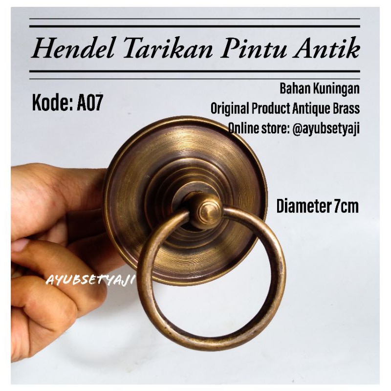 Jual Hendel Pintu Tarikan Pintu Kode A Antik Hendel Kuningan Engsel