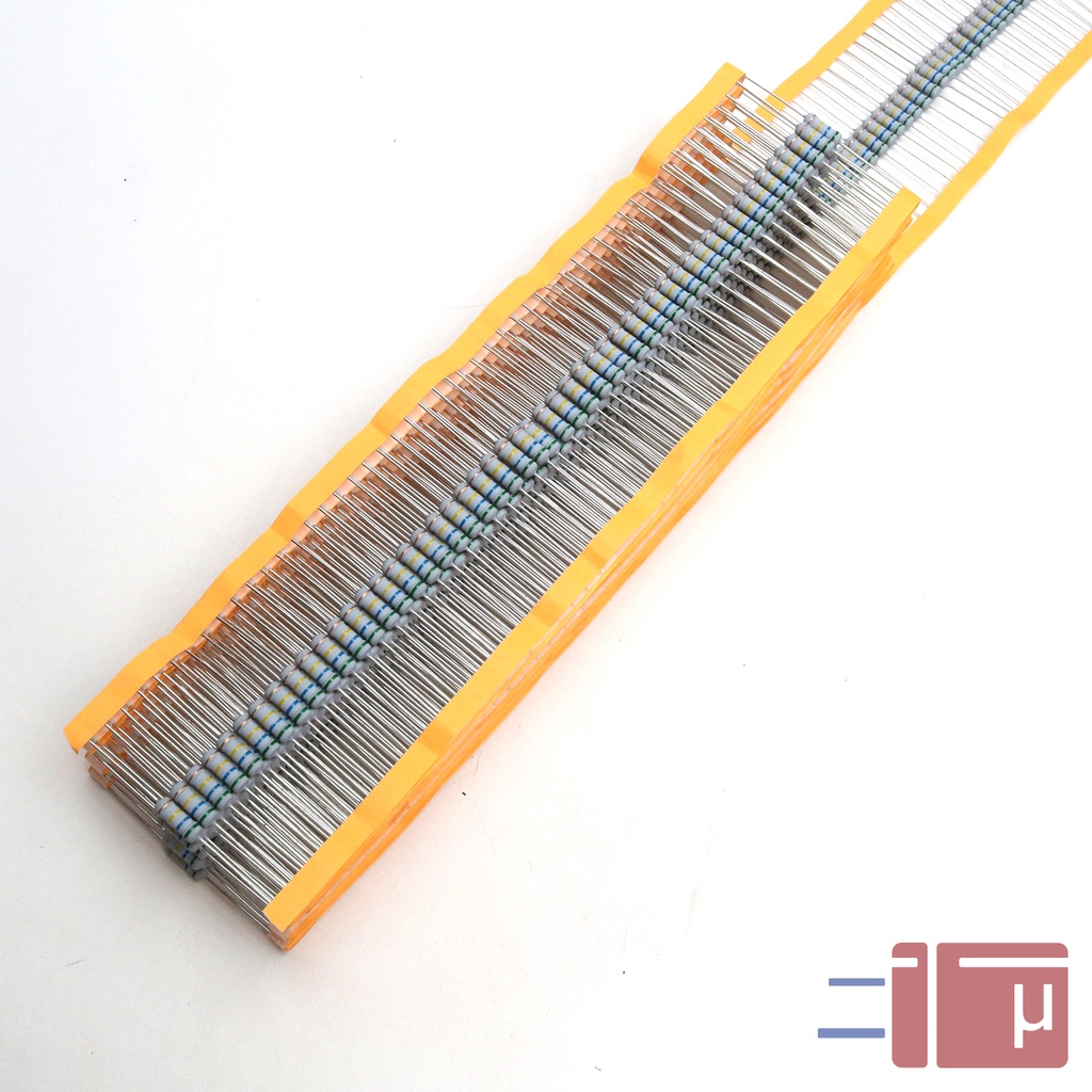 x10 Resistor 560K 1W Metal Oxide 5% Taiwan Kaki Tembaga