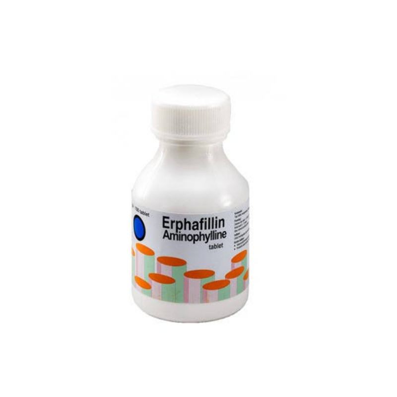 Erphafillin Pot (Aminophylline) isi 100 Tablet