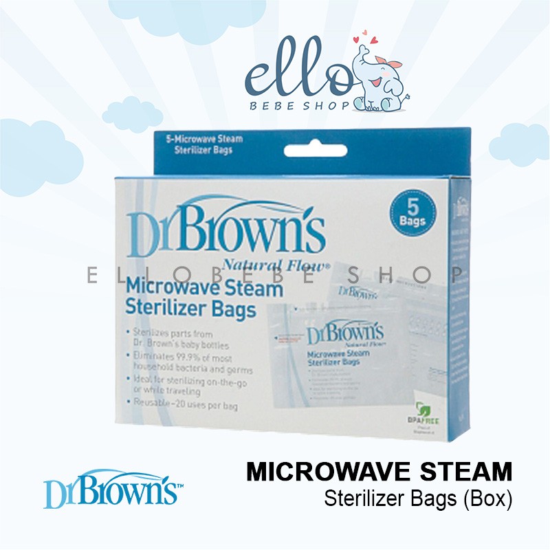 dr brown's natural flow microwave steam sterilizer