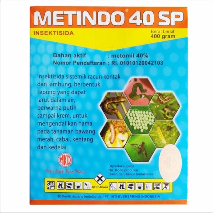 Obat Pertanian Pembunuh Serangga Insektisida METINDO 40SP - 400 gram