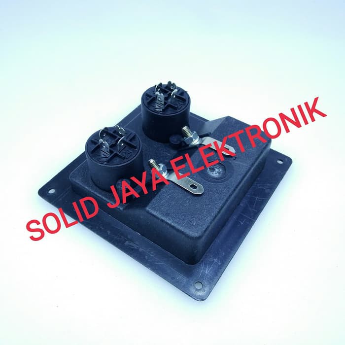 TERMINAL BOX SPEAKER SPIKON KOTAK TERMINAL SPIKON BOX SPEAKER BIDING POST KOTAK HITAM