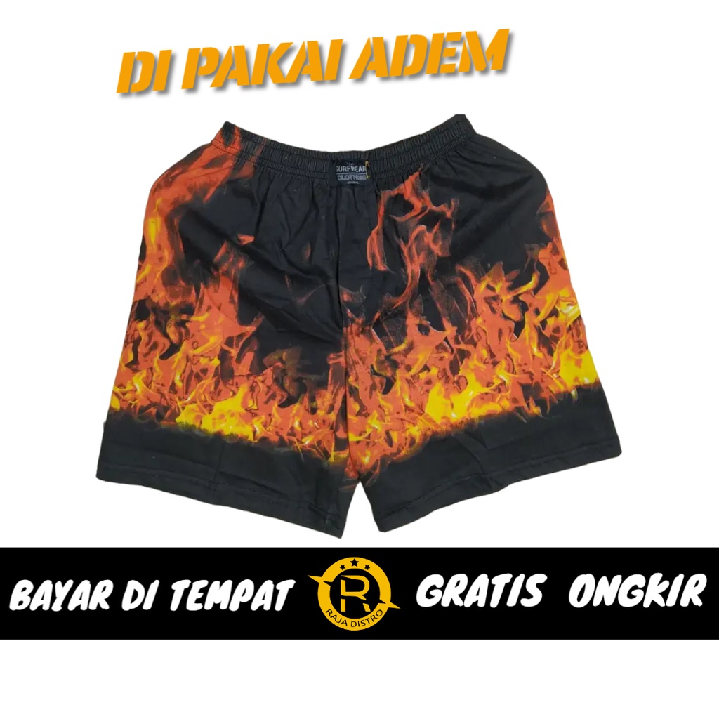 Celana Boxer Pria Kolor Cowok Bokser Wanita Boxser Distro Surfing Dewasa Pantai Renang Murah Motif S