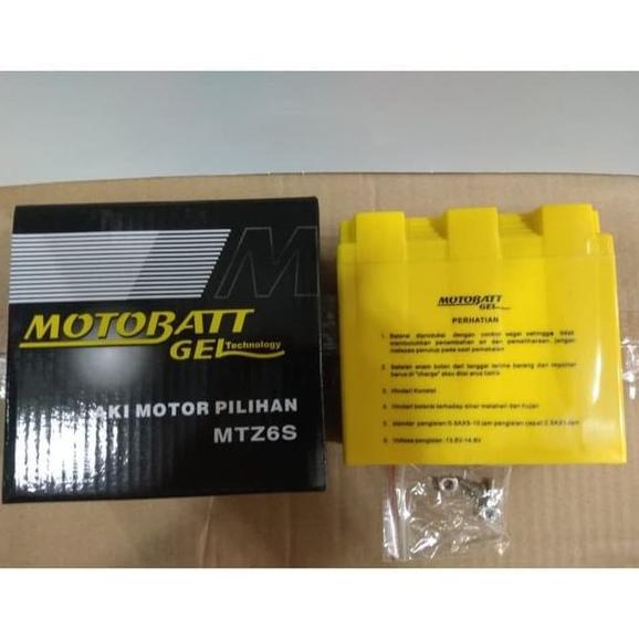 AKI MOTOBATT MTZ6S ORIGINAL AKI GEL 6AH