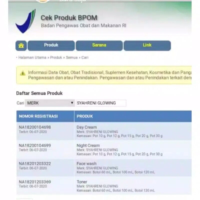 (COD) BPOM Paket Lengkap Skincare Syahreni Glowing Super Lengkap Komplit SYR original 100% Asli Ori Serum Gold Terbaru 2021 Versi Syahraeni Grosir Wajah Face mengatasi Jerawat Beruntusan Flek Hitam membandal perawatan terbaik Aman Skin Care Medan Resmi-3