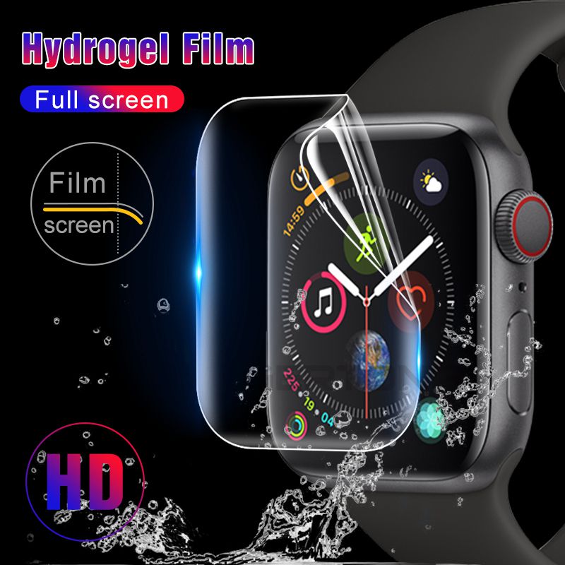 1-3 Pcs Tempered Glass Pelindung Layar Apple Watch 3 4 5 6 Se 42mm 44mm 38mm 40mm Untuk Iwatch 2 1 6