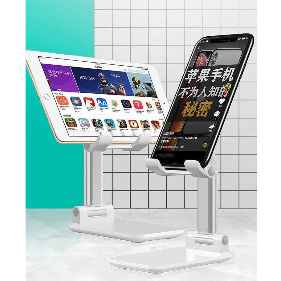 Adda Home - Dudukan Hp Tablet Foldable Handphone Stand Holder Bahan Aluminium Anti Slip Bisa Dilipat