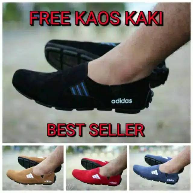 EGH sepatu casual pria adidas slip on